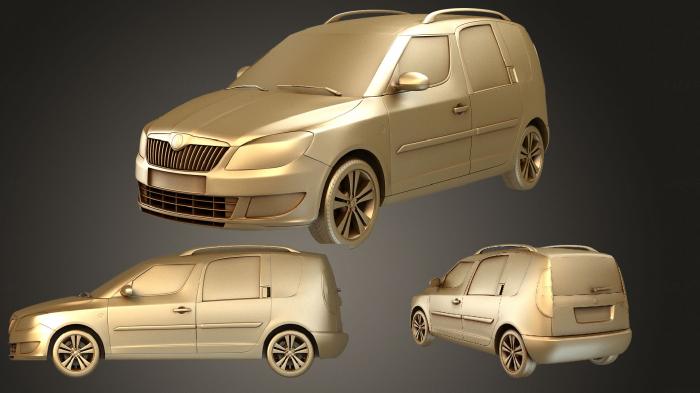 نموذج ثلاثي الأبعاد لآلة CNC السيارات والنقل سكودا رومستر 2011